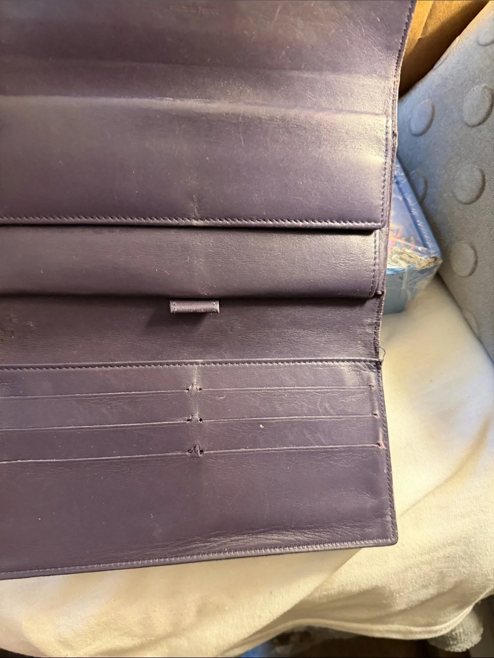 Louis Vuitton Vernis Brown Embossed Continental Wallet with Gold Snap